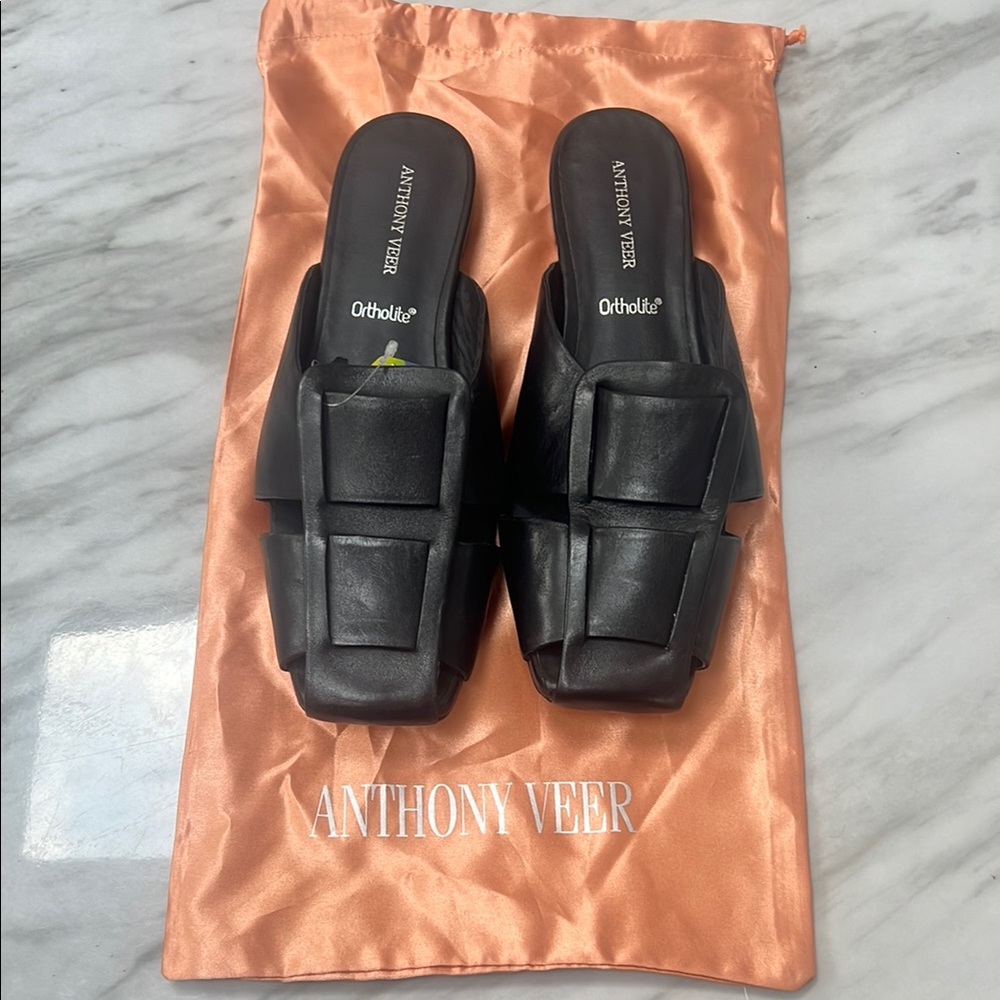 Anthony Veer Black Women's Slip-On Loafers